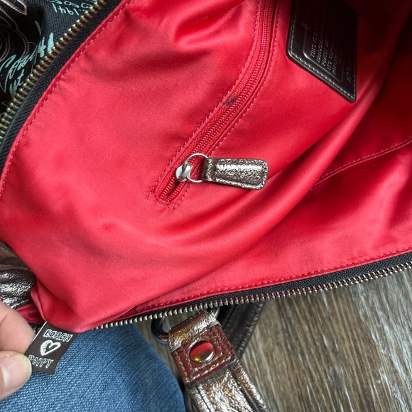 Coach Poppy graffiti tote Purse y2k - Picture 11 of 11